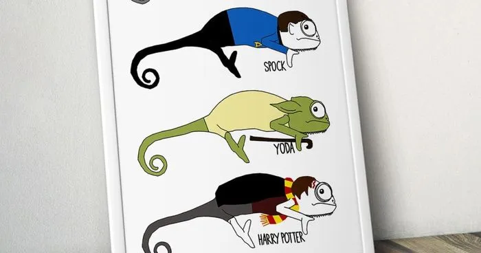 Illustrator Jazz Hutchison Gets Creative With Chameleons
