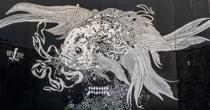 Azu: I Decorated The Wall Of Rombusz Teras In Budapest
