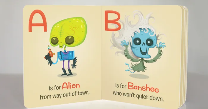 We Created A Unique Abc Book With Cute Monsters