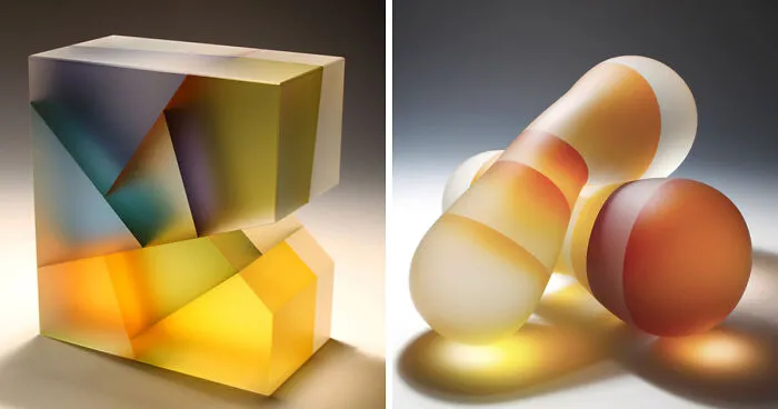 Artist Creates Translucent Glass Sculptures Inspired By Cell Division