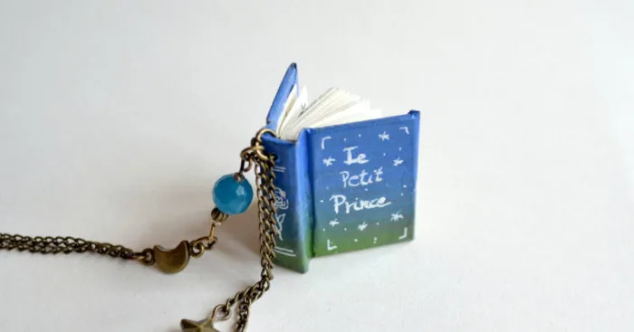 Our Tiny "little Prince" Book Necklace And Stop-motion Video