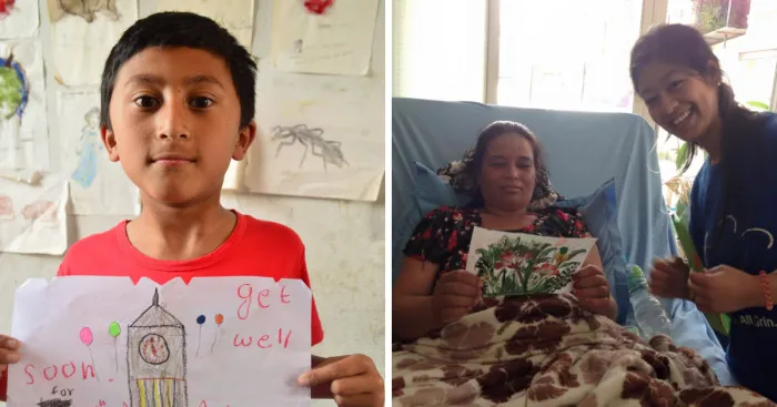 'get Well Soon' Cards Spread Hope In Quake-hit Nepal