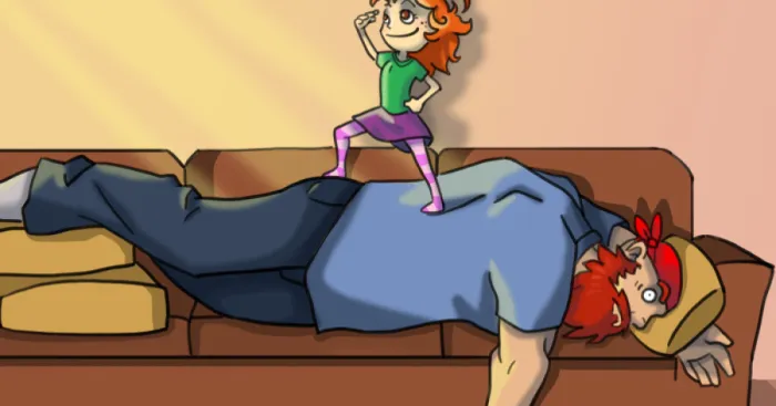 Daughter Of The Wolf: Funny Comics About A Stay-at-home Dad And His Daughter