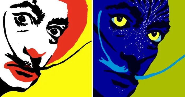 I Paint Salvador Dali In Different Styles