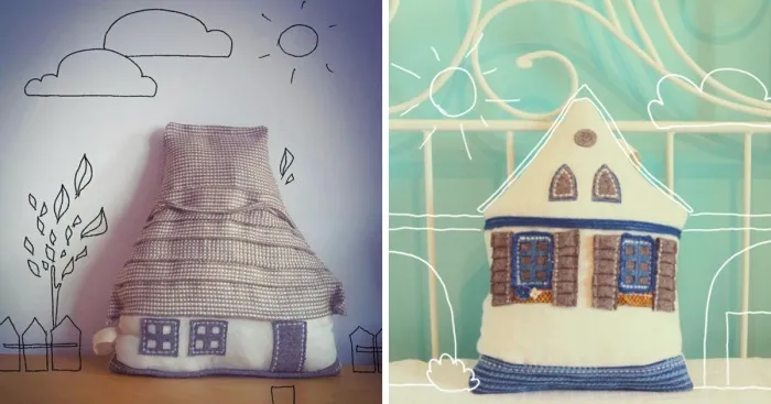 Inspired By My Childhood Memories In Romania, I Create Architectural Pillows