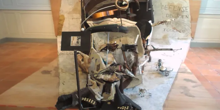 Mind-Bending Illusion Makes A Pile Of Trash Look Like A Portrait