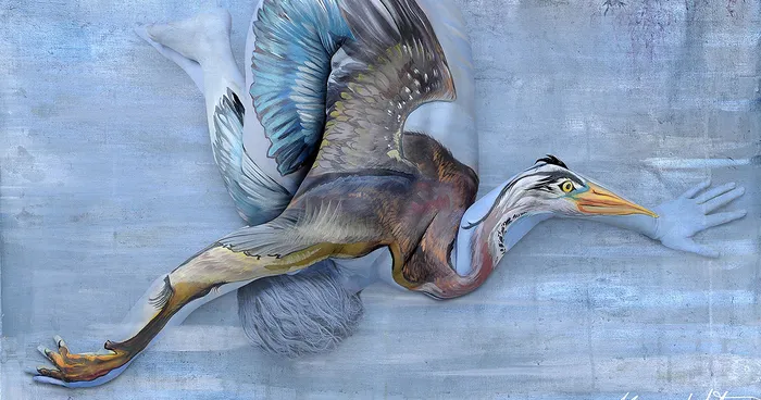 Artist Masterfully Turns Humans Into Animals Using Body Paint