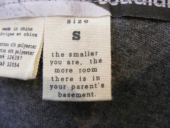 50 Of The Funniest Clothing Tags Ever