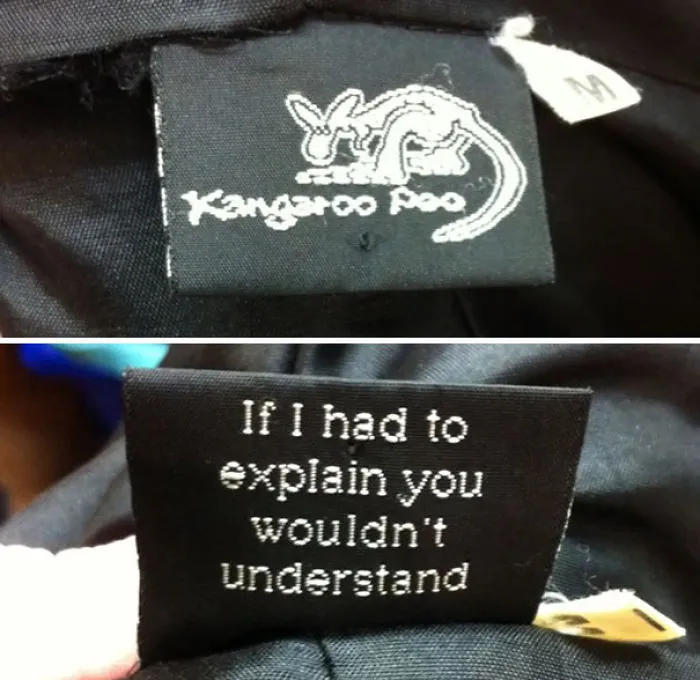 50 Of The Funniest Clothing Tags Ever