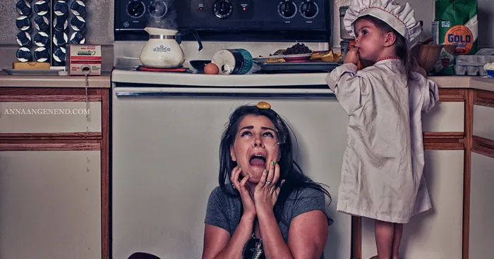 Funny Photo Series Shows Chaotic Life Of A Stay-At-Home Mother