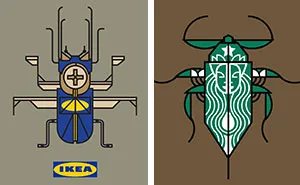What Famous Brands Would Look Like If They Were Insects