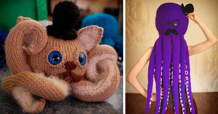 I Crochet And Knit Octopus Gentlemen