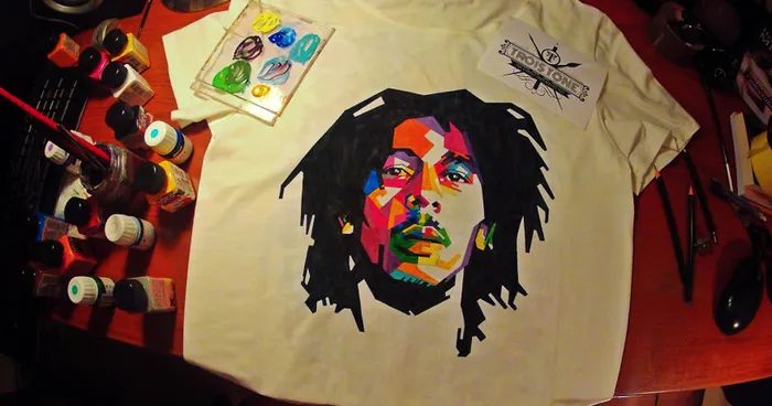 I Make Unique T-Shirts By Painting Illustrations On Them