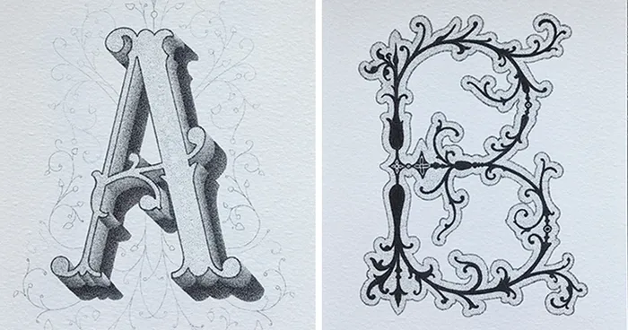 The Creative Alphabet Made With Millions Of Dots