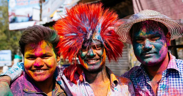 What It's Like To Celebrate Holi At The Craziest Place On Earth For It - Mathura, India