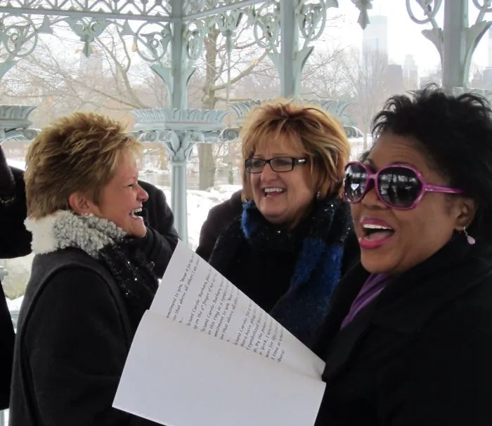 Lea And Barb. Nyc. Ladies Pavilion. January.