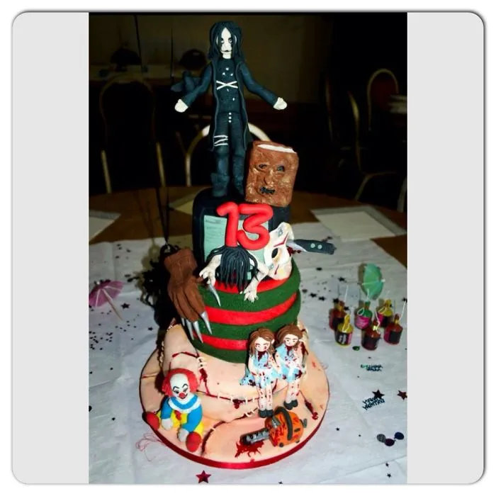 Horror Cake For My Daughters 13th Birthday.