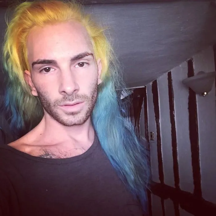 Merman Trend: Men Are Dyeing Their Hair With Incredibly Vivid Colors