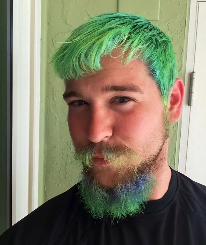 Merman Trend: Men Are Dyeing Their Hair With Incredibly Vivid Colors