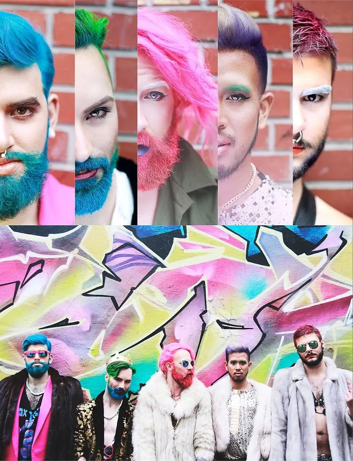 Merman Trend: Men Are Dyeing Their Hair With Incredibly Vivid Colors
