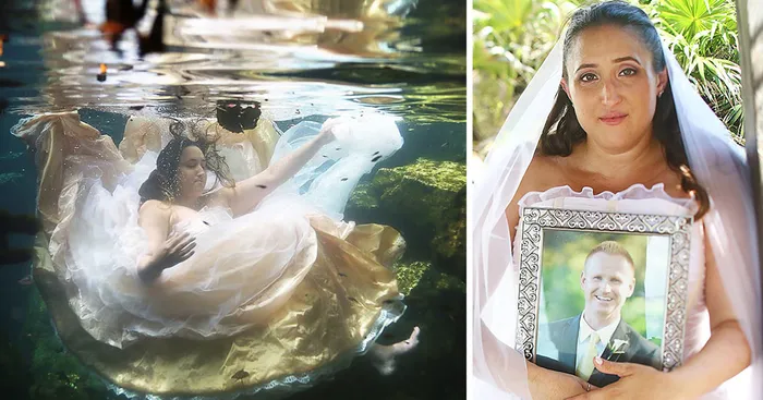After Losing Her Fiance 2 Months Before Her Wedding, This Bride Said Goodbye With A Bittersweet Photoshoot