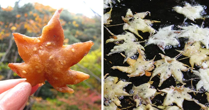 Fried Maple Leaves Are A Tasty Autumn Snack In Japan