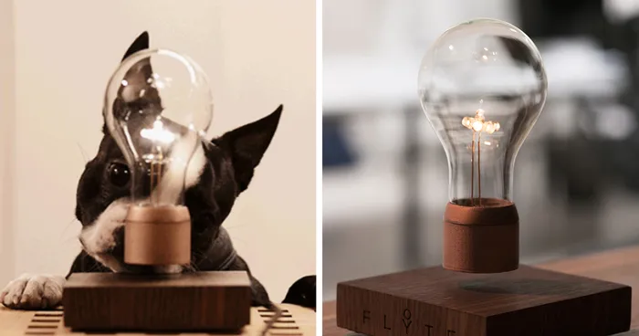 Levitating Light Bulb That Works Without Being Screwed In
