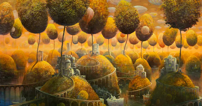 Surreal Worlds Oil-Painted By Modestas Malinauskas