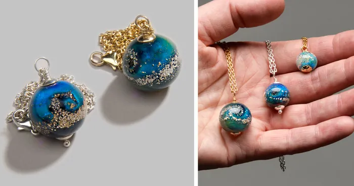 Artist Creates Memorial Ash Beads From Cremated Remains Of Deceased Loved Ones