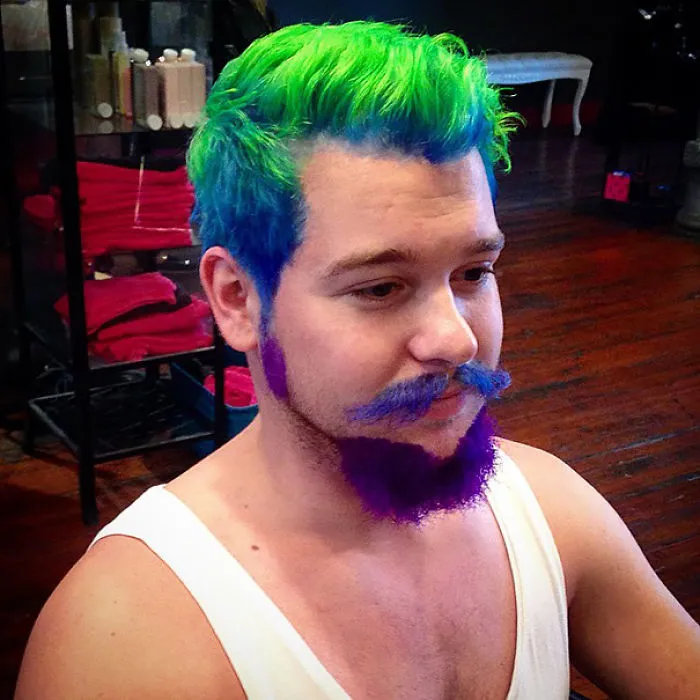 Merman Trend: Men Are Dyeing Their Hair With Incredibly Vivid Colors