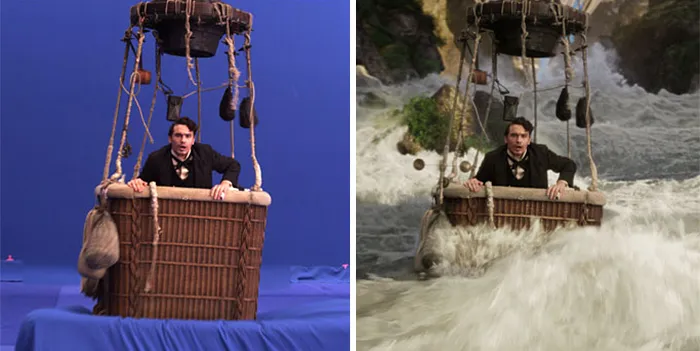 18 Revealing Before-And-After VFX Shots From Your Favorite Movies And TV Series