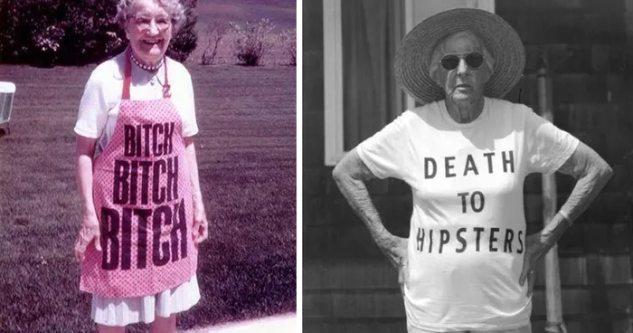 Elderly People Who Probably Don't Realize What They're Wearing