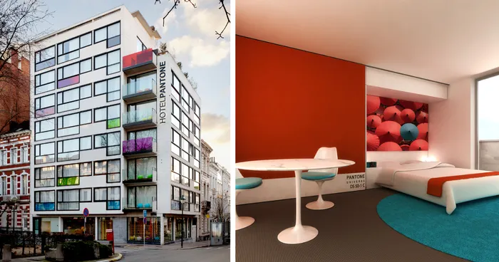 There's A Hotel In Brussels That Lets You Sleep In Your Favorite Pantone Colors
