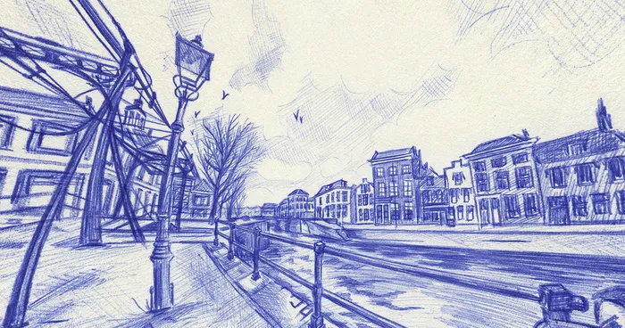 I Draw Panoramic Worlds That Give You A 360 View