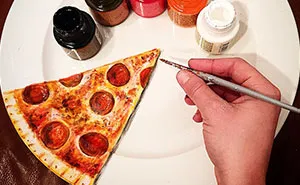My Hyper-Realistic Plate Art That I Call "Plart"