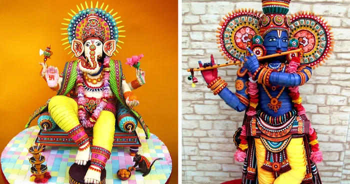 Quilled 3D Paper Statues