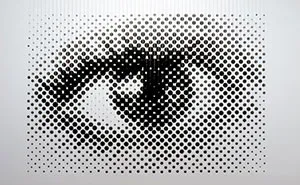 1,252 Floating Balls Form An Eye When Looking From The Right Angle