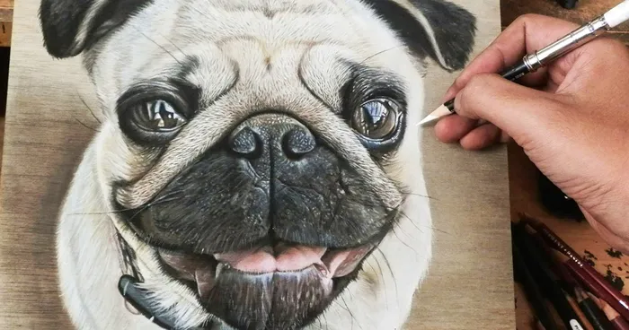 Self-Taught Singaporean Artist Creates Hyper-Realistic Drawings On Wooden Boards