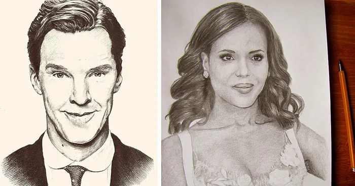 Photorealistic Pictures Drawn With Pencils And Pens