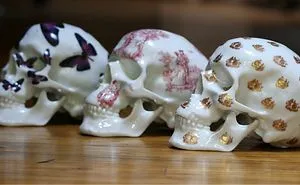 Skull Porcelain By French Artist Noon