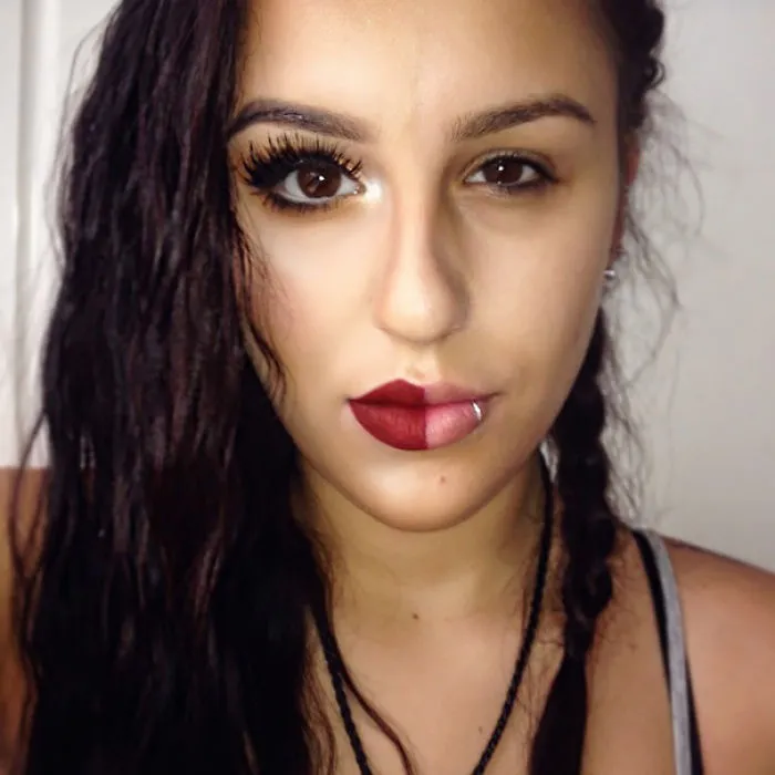 Women Post Selfies With Half-Made-Up Faces To Fight Makeup Shaming