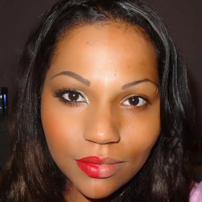 Women Post Selfies With Half-Made-Up Faces To Fight Makeup Shaming