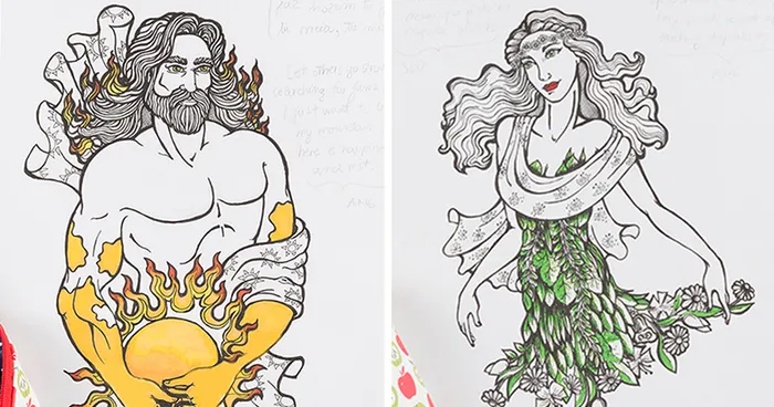 My Drawings Combine A Love For The Supernatural With My Slavic Heritage