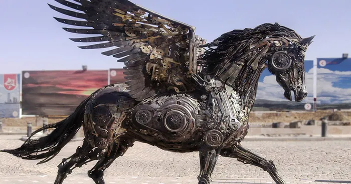 Steampunk Animal Sculptures Made Of Scrap Metal By Hasan Novrozi