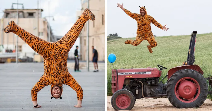 I Talk People Into Posing In A Tiger Suit