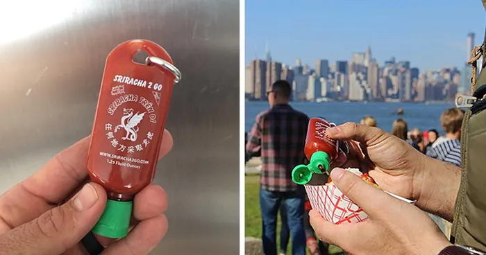 Sriracha2go: Your Hot Sauce On A Keychain