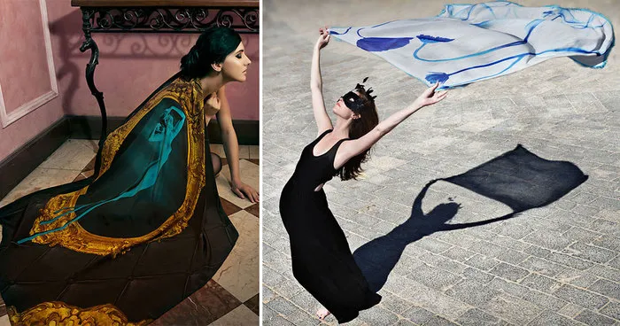 Singaporean Designer Creates Stunning Surrealistic Art On Scarves And Pocket Squares