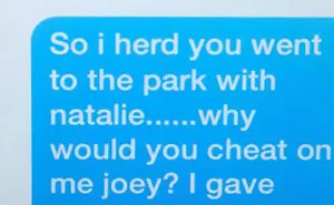 11-Year Old Girl's Epic Break-Up Text After She Finds Out He's Cheating