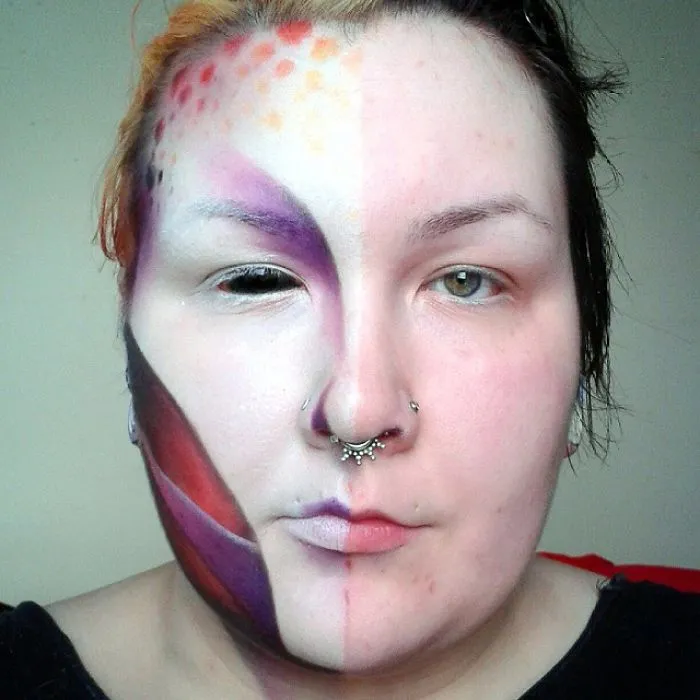 Women Post Selfies With Half-Made-Up Faces To Fight Makeup Shaming
