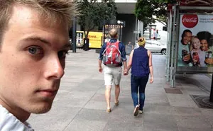 Man Documents His Life As The Third Wheel For 3 Years In Awkward Selfies